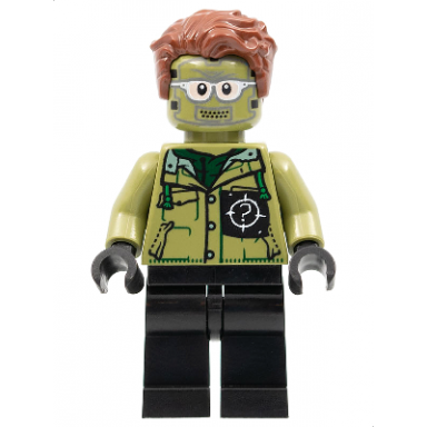 the riddler - olive green jacket