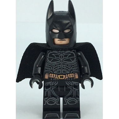 batman - black suit with copper belt and printed legs type 2 cowl