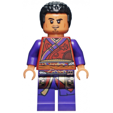 wong - dark red robe dark purple legs