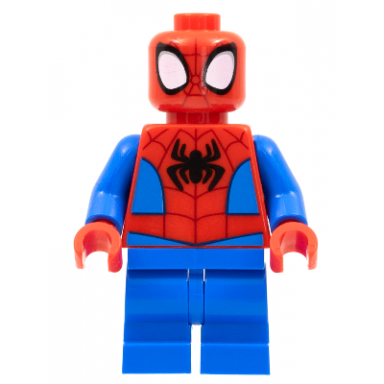 spidey spider-man - medium legs black spider logo