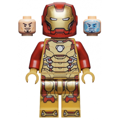 iron man - pearl gold armor and legs