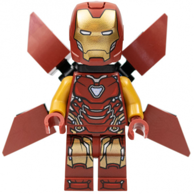 iron man - mark 85 armor large helmet visor wings