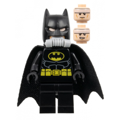batman - light bluish gray scuba mask