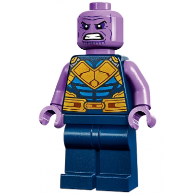 thanos - dark blue legs plain medium lavender arms