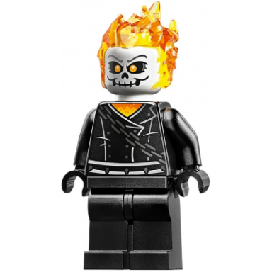 ghost rider johnathon johnny blaze - white head belt with spikes