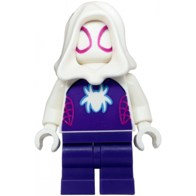 ghost-spider - medium legs white hood white spider logo