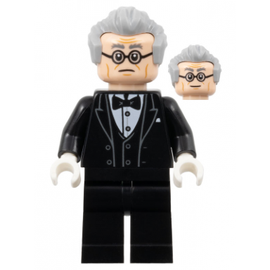 alfred pennyworth - black tuxedo light bluish gray hair