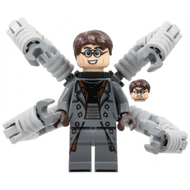 dr octopus otto octavius doc ock - dark bluish gray outfit mechanical arms