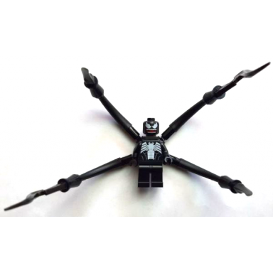 venom - teeth parted 4 back appendages large