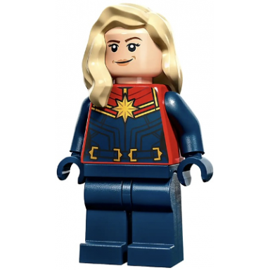 captain marvel carol danvers - tan hair over shoulder