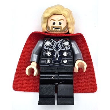 thor - spongy cape with single hole black legs bushy hair