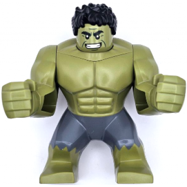 hulk - giant dark bluish gray pants smile