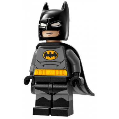 batman - dark bluish gray suit flexible rubber cape