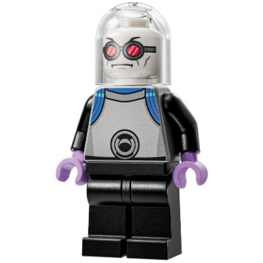 mr freeze - flat silver and black outfit