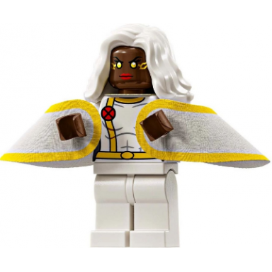 storm - white suit long hair