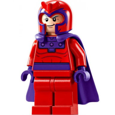 magneto - red outfit flexible rubber cape