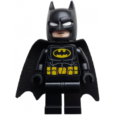 batman - black suit yellow belt with medium nougat details cowl with white eyes 76301