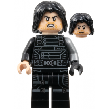 winter soldier - black hair