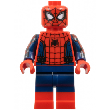spider-man - printed dark blue arms red boots