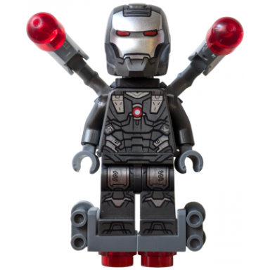 war machine - pearl dark gray and silver armor laser shooters 242502