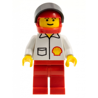 shell - jacket red legs red helmet black visor
