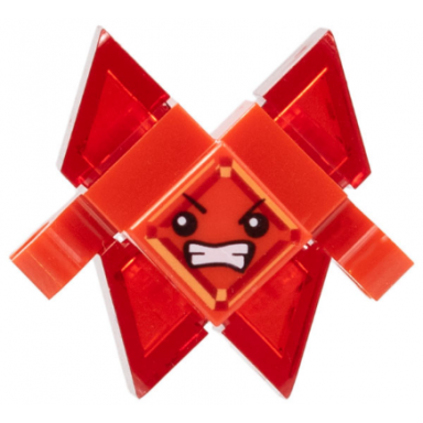 kryptomite - red small crystals hands