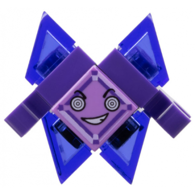kryptomite - purple small crystals hands