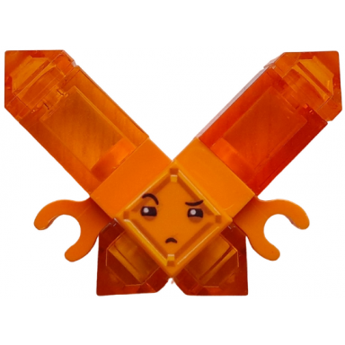 kryptomite - orange medium crystals hands