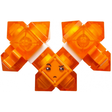 kryptomite - orange large crystals hands