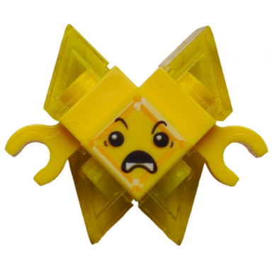kryptomite - yellow small crystals hands