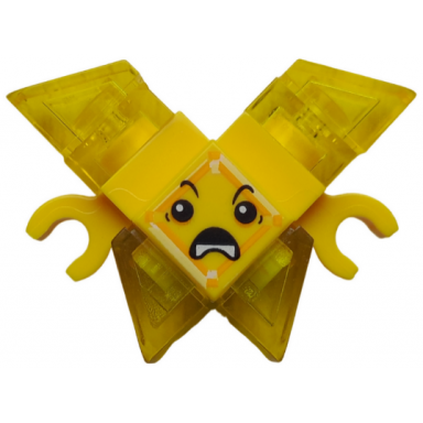 kryptomite - yellow medium crystals hands