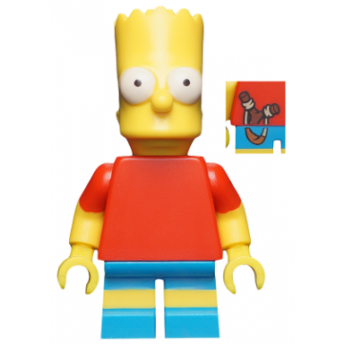 bart simpson the simpsons series 1 minifigure only without stand and accessories