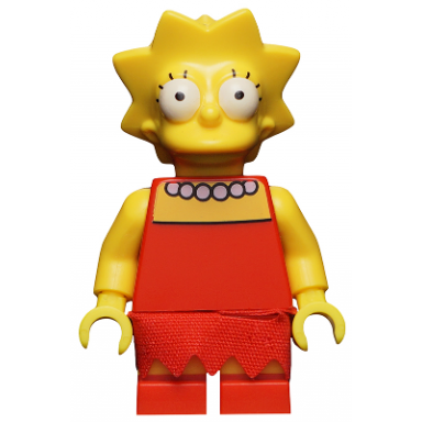 lisa simpson the simpsons series 1 minifigure only without stand and accessories