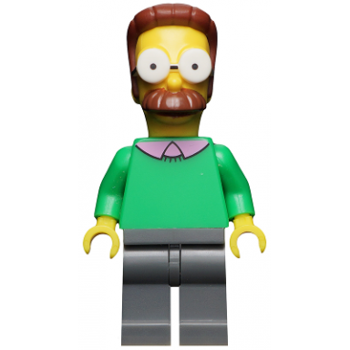 ned flanders the simpsons series 1 minifigure only without stand and accessories