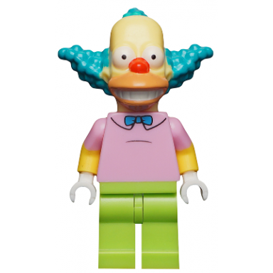 krusty the clown the simpsons series 1 minifigure only without stand and accessories