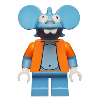 itchy the simpsons series 1 minifigure only without stand and accessories