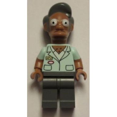 apu nahasapeemapetilon with name tag