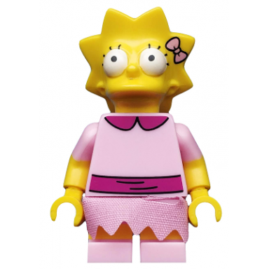 lisa the simpsons series 2 minifigure only without stand and accessories