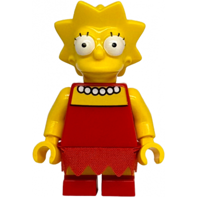 lisa simpson - skirt with 13 points