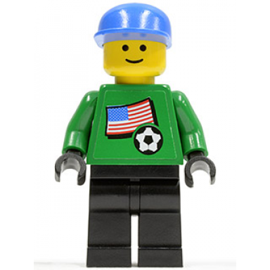 soccer player - us goalie us flag torso sticker on front white number sticker on back 1 18 or 22 specify number in listing