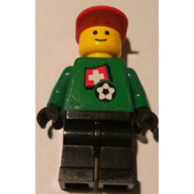 soccer player - swiss goalie swiss flag torso sticker on front white number sticker on back 1 18 or 22 specify number in listing