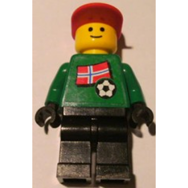 soccer player - norwegian goalie norwegian flag torso sticker on front white number sticker on back 1 18 or 22 specify number in listing