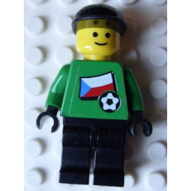 soccer player - czech goalie czech flag torso sticker on front white number sticker on back 1 18 or 22 specify number in listing