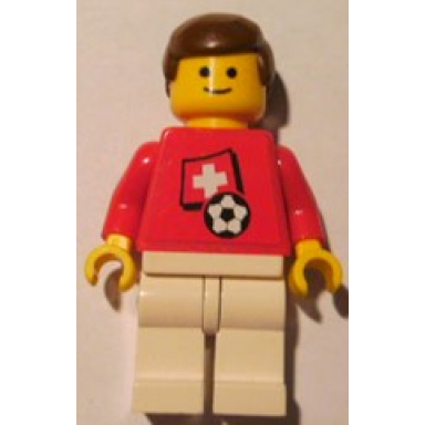soccer player - swiss player 4 swiss flag torso sticker on front black number sticker on back specify number in listing