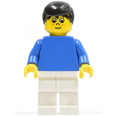 soccer player blue white team player 5