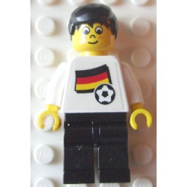 soccer player - german player 5 german flag torso sticker on front black number sticker on back specify number in listing