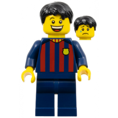 soccer fan - fc barcelona male dark blue legs