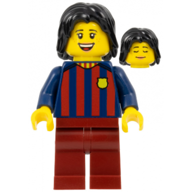 soccer fan - fc barcelona female dark red legs