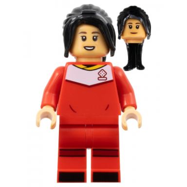 yuki nagasato - red soccer uniform