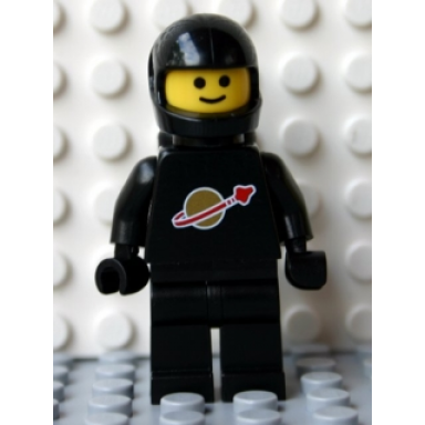 classic space - black with air tanks and motorcycle standard helmet reissue